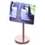 Desk and Cubicle Mirror to See Behind You Rose-Gold Stand with Detachable Wide Angle Real Glass Mirror Small  and  Discrete Beautiful Design Perfect Curvature for an exceptionally Clear View