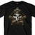 Hot Leathers Men's 2nd Amendment Camo Skull T-Shirt -Black XXX-Large-