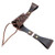 Mythrojan Medieval Leather Sword Frog Rapier Renaissance Right Handed - Brown Crunch