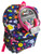 Unicorn Emoji Denim Print Backpack with Pink Studio Grade Head Phones