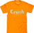 Tee Luv Distressed Orange Crush Shirt - Established 1906 Crush Soda T-Shirt -L-