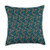 YO! Design Gift Cool Abstract Pattern Yellow Black Mint Art Deco Throw Pillow 18x18 Multicolor
