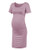 KIM S Maternity Dress Maternity Bodycon Dress Mauve Small