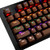 Bossi PBT Keycap 104 Key Set Top Shine Light Translucent Backlit keycaps OEM Profile for MX Mechanical Keyboard - Dark Brown -Only Keycap-