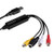 Honlibey Digital Video Capture Card USB 2.0 Video Grabber Adapter VHS to DVD Converter for Windows 7 8