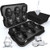 Large Ice Cube Trays Splonary Easy Release Silicone 3D Penguin  and  Square Ice Cube Mold Maker with Lid  and  Funnel Ice Molds for Whiskey Cocktails and Bourbon BPA Free Ice Ball Maker