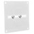 Universal Replica Belt Wall Hanger -White- Compatible with Most WWE Replica Belts
