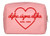 Alpha Sigma Alpha Sorority Pink Makeup Bag