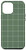 iPhone 12 Pro Max Windowpane Check Grid -white-sage green- Case