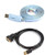 OIKWAN USB Console Cable to RJ45 and USB to DB9 Serial Cable for Windows 10 8 7 Vista XP 2000 Linux and Mac OS-6ft-