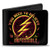 Buckle-Down mens Buckle-down Pu Bifold - the Flash Logo5 You Need to Believe in Impossible Black-Gold-Reds Bi Fold Wallet Multicolor 4.0 x 3.5 US