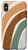 iPhone X-XS Boho Burnt Orange Half Rainbow With Dotted Pattern Arches Case