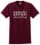 Chaotic Neutral Alignment T-Shirt Large Maroon