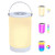 LED Table LampPortable Bedside Lamps Dimmable RGB Warm White Night Lights Color Changing Nightstand Lamps for Bedroom Living Room Office Outdoor