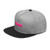 UNDERCONTROL Flat Coated Brim Strapback Adjustable 5Pannel Hard High Profile Trucker Cap for Unisex Hat Rubber Label Snapback -Multi-