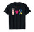 Peace Love Down Syndrome Blue Yellow Ribbon Awareness Meme T-Shirt