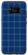 Galaxy S8 Windowpane Check Grid -white-classic blue- Case