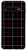 Galaxy S10 Tattersall Windowpane Check Plaid -black-white-red- Case