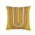 99Modern Mid Century Modern Mustard Yellow Rainbow Throw Pillow 16x16 Multicolor