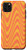iPhone 11 Pro Max Retro Aesthetic Abstract Wavy Lines Pattern Orange Yellow Case