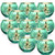 Votive Candle Holders Mercury Glass Tealight Candle Holder Set of 12 Perfect Centerpieces for Wedding Party Home Decor -Blue-