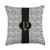 Monogram Letter Initial Designs Gifts Leopard Print Cheetah Animal Sunflower Letter D Monogram Throw Pillow 18x18 Multicolor