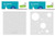 Lawn Fawn Bubble Background -2 Stencils- and Big Bubble Stencil -1 Stencil- Bundle of 3 Stencils -LF2534 LF2535-