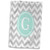 3dRose Letter G Grey and white Chevron with Mint monogram personal initial G - Towels -twl_316332_1-