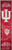 NCAA Indiana Hoosiers Unisex Indiana University Heritage Banner Vertical 6x24 Team 6 x 24