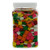 Chiclet Bite Size Chewing Gum 2.5LB - Original Bulk Assorted Colors in 48 FL OZ Gift Ready Reusable Square Jar