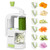Spiralizer Noodle Maker 6-Blade Spiralizer Vegetable Slicer Vggie Noodle Maker Sedhoom 12 in 1 Veggie Spiralizer Zucchini Spaghetti Maker for Salad Vertical Crank With Detachable Blades