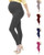 Viosi Maternity Leggings Over The Belly Soft Stretch Pregnancy Yoga Pants -Petite Charcoal-