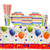 Feliz Cumpleaños Birthday Party Supplies Pack for 16 Guests: Straws, Dessert Plates, Beverage Napkins, Table Cover, and Cups