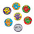 High 5 Mini Button - 48 Pieces - Educational and Learning Activities for Kids