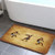 Southwestern Bathroom Rug Non Slip Bath Mat with Design Southwest Native American Kokopelli Ethnic Pattern Bathroom Accessories Shower Mat Kitchen Rug -17X29-