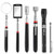 AUTOUTLET 6PCS Magnetic Telescoping Pick-up Grabber Tool Kit with 15lb 1lb Pick Up Rod Round Inspection Mirror