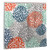 Ouee Vintage Red Blue Green Grey Dahlia Flowers Shower Curtains Water Resistant Decorative Bathroom Curtains72 X 72 Inch