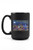 Lantern Press Jacksonville Florida Skyline at Night -15oz Black Ceramic Mug Dishwasher and Microwave Safe-