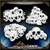 Mini Skull Background 3 AirSick Airbrush Stencil Template