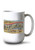 Lantern Press Greetings from Tucumcari New Mexico -15oz White Ceramic Mug-