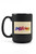 Lantern Press Jacksonville Florida Skyline Abstract -15oz Black Ceramic Mug Dishwasher and Microwave Safe-