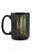 Lantern Press Redwood Forest Geometric Lithograph -15oz Black Ceramic Mug Dishwasher and Microwave Safe-