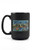 Lantern Press Greetings from Washington State -15oz Black Ceramic Mug Dishwasher and Microwave Safe-