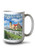 Lantern Press Mackinac Island Michigan Old Mackinac Lighthouse -15oz White Ceramic Mug-