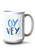 Lantern Press Oy Vey -15oz White Ceramic Mug-
