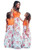 YMING Mommy and Me Dresses Sleeveless Floral Print Casual Tank Dress Loose Long Dresses Orange Flower M YMING Mommy and Me Dresses Sleeveless Floral Print Casual Tank Dress Loose Long Dresses Orange Flower M