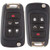 SELEAD Flip Key Fob 5 Buttons Keyless Entry Remote fit for 2010-2017 Antitheft Keyless Entry Systems OHT01060512 2pcs