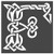 Celtic Initial Stencil 1-8x8 inch Custom Cut Reusable Stencil Drawing Template Flexible Clear Plastic Sheets 0.15mm Thick SL-229