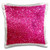 3dRose Sparkling Moon Teal Blue Luxury Shine Girly Elegant Mermaid Glitter Pillow Case 16 x 16