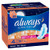 Always Ultra Thin Size 4 Overnight Pads with Wings Unscented -80 Count-